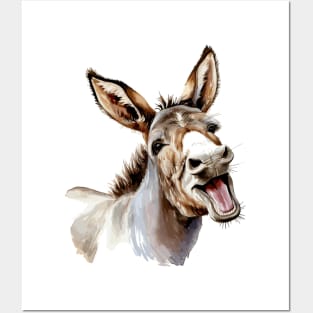 Happy Donkey Posters and Art